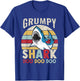 FAMILY 365 Fathers Day Funny Grumpy Shark Grandpa Gift Men T-Shirt - T-Shirt | Royal