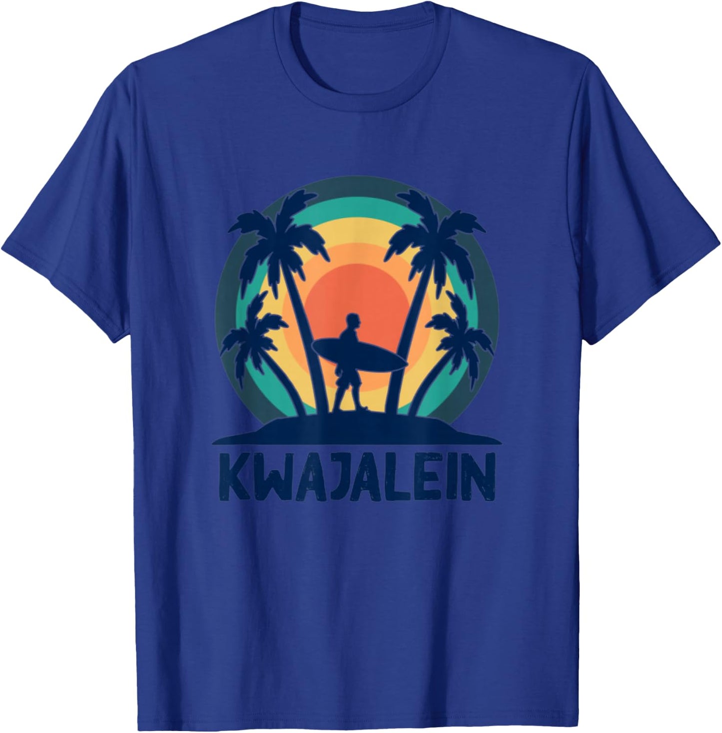 Kwajalein Marshall Islands Kwaj Surfing Emon Beach Diving T-Shirt - T-Shirt | Royal