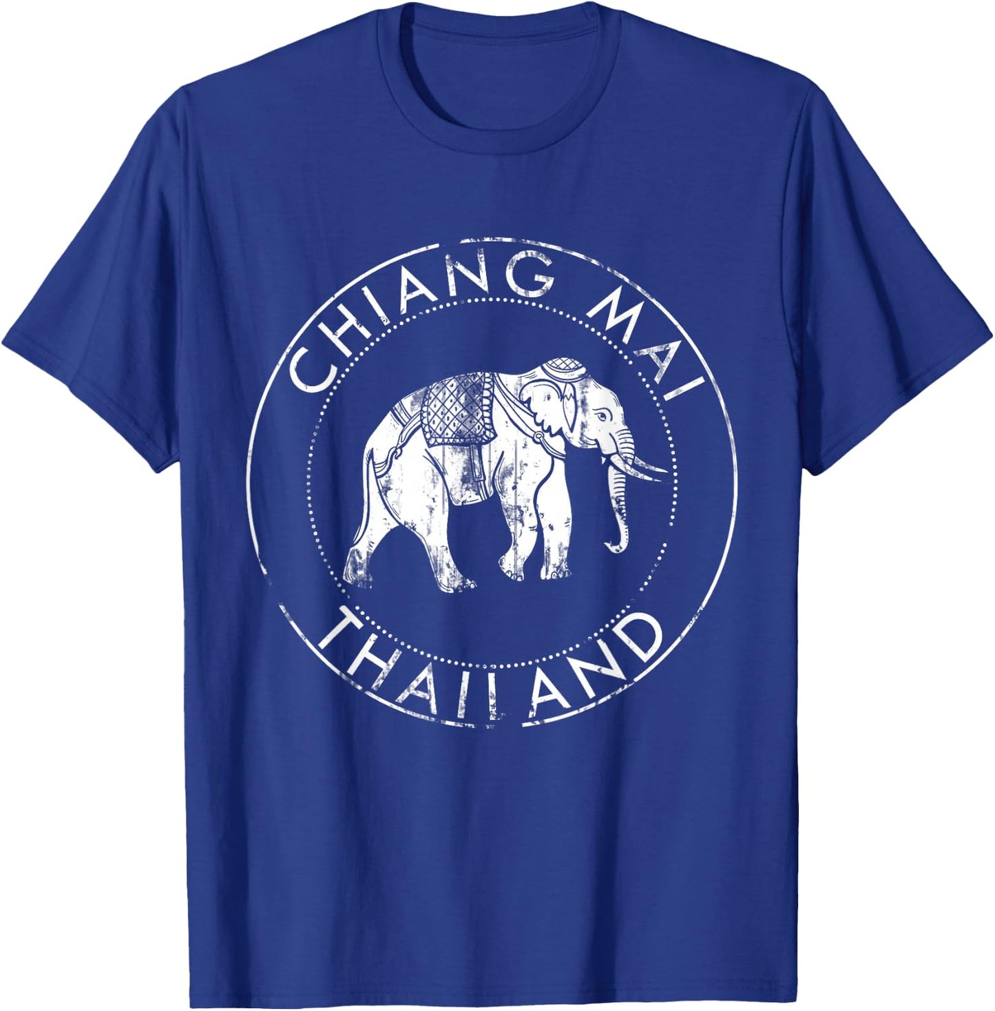 Animal Elephant Bangkok Asia Thailand T-Shirt - T-Shirt | Royal