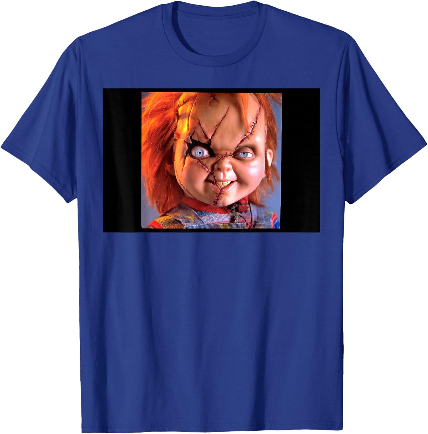 Bride of Chucky- Chucky Close Up T-Shirt - T-Shirt | Royal
