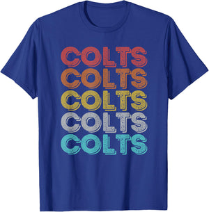 Vintage Retro Colts T-Shirt - T-Shirt | Royal