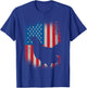 Chicken USA Flag design for Patriotic Farmer Kids Men T-Shirt - T-Shirt | Royal