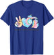 Peace Love Michigan T-Shirt - T-Shirt | Royal