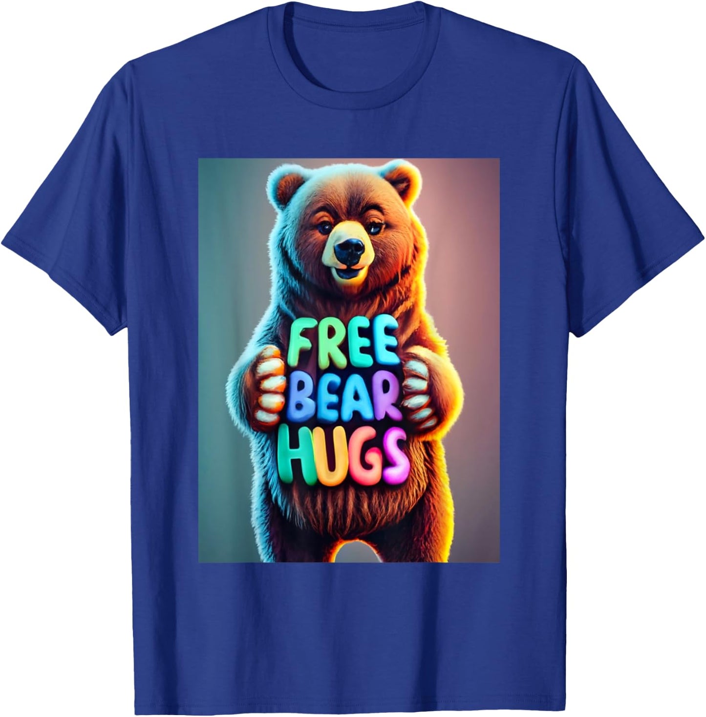 Free Bear Hug- For Everyone - cute T-Shirt - T-Shirt | Royal
