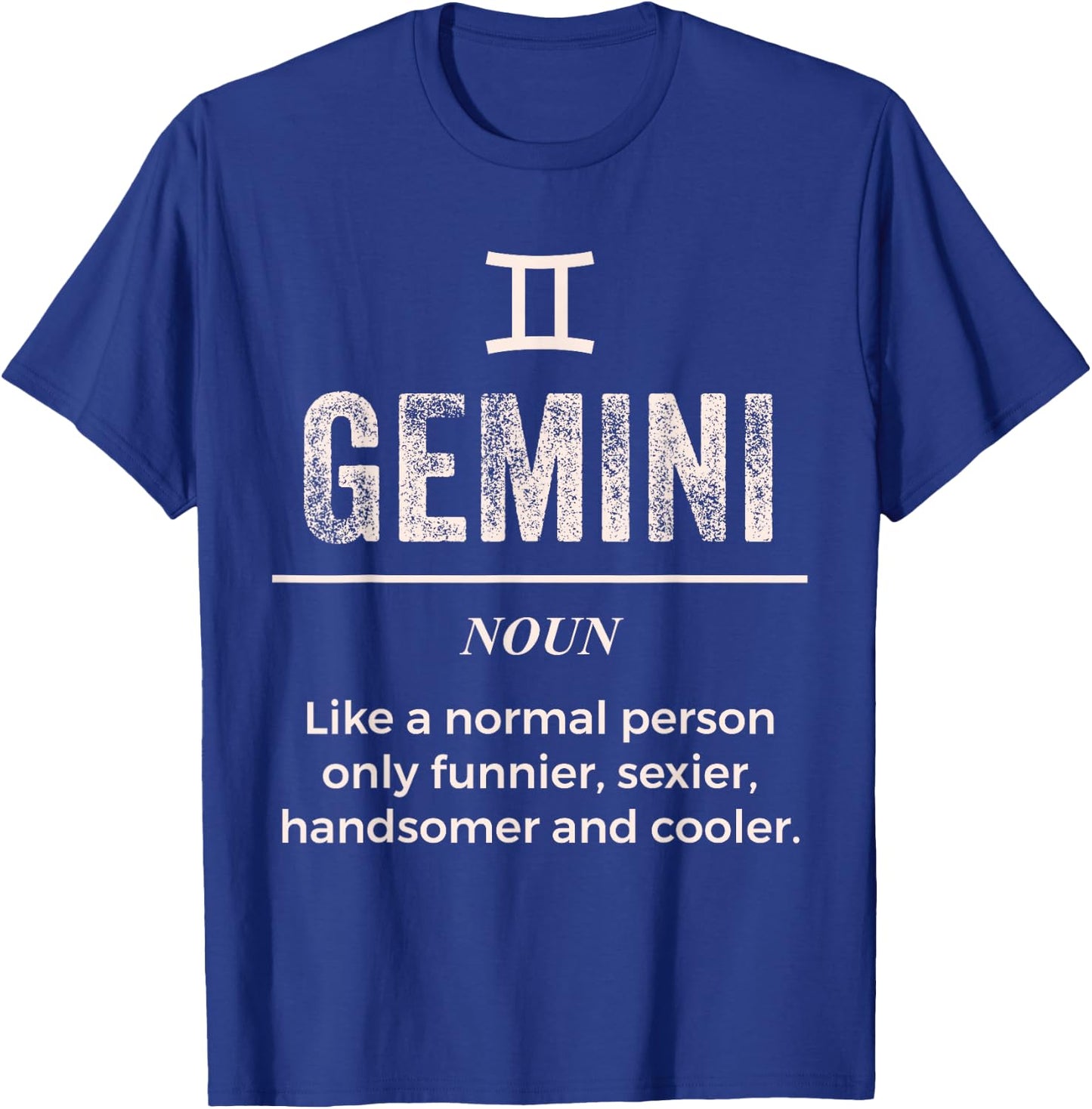 Gemini Definition Apparel Women Funny Zodiac Gift T-Shirt - T-Shirt | Royal
