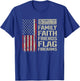 5 Things Don't Mess With Family Faith Friends Flag Firearms T-Shirt - T-Shirt | Royal