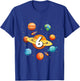 Kids 6 Year Old Shirt Boys Kids Space Solar Planets 6th Birthday T-Shirt - T-Shirt | Royal