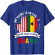 Ghanaian American Patriot Heart is from Ghana Flag T-Shirt - T-Shirt | Royal