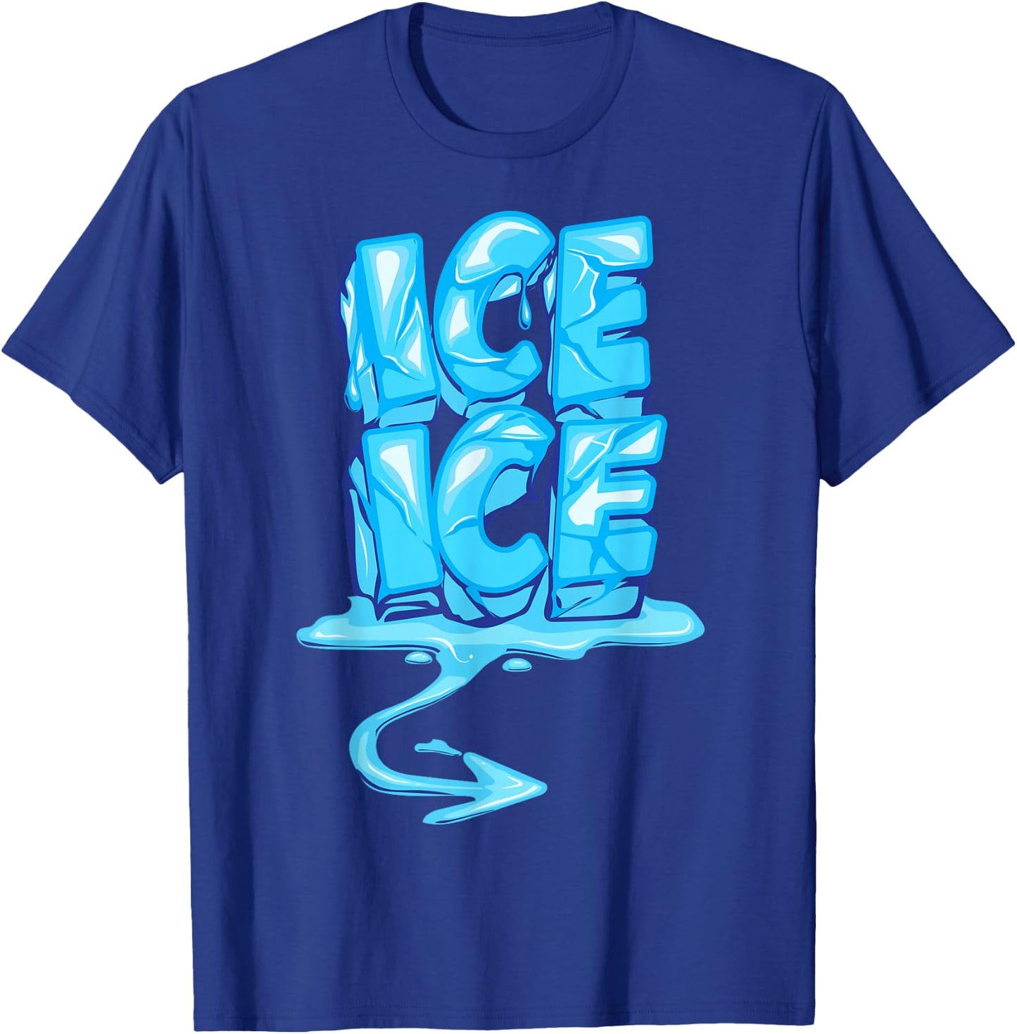 Ice Ice Arrow Pregnancy and Baby Announcement Winter T-Shirt - T-Shirt | Royal