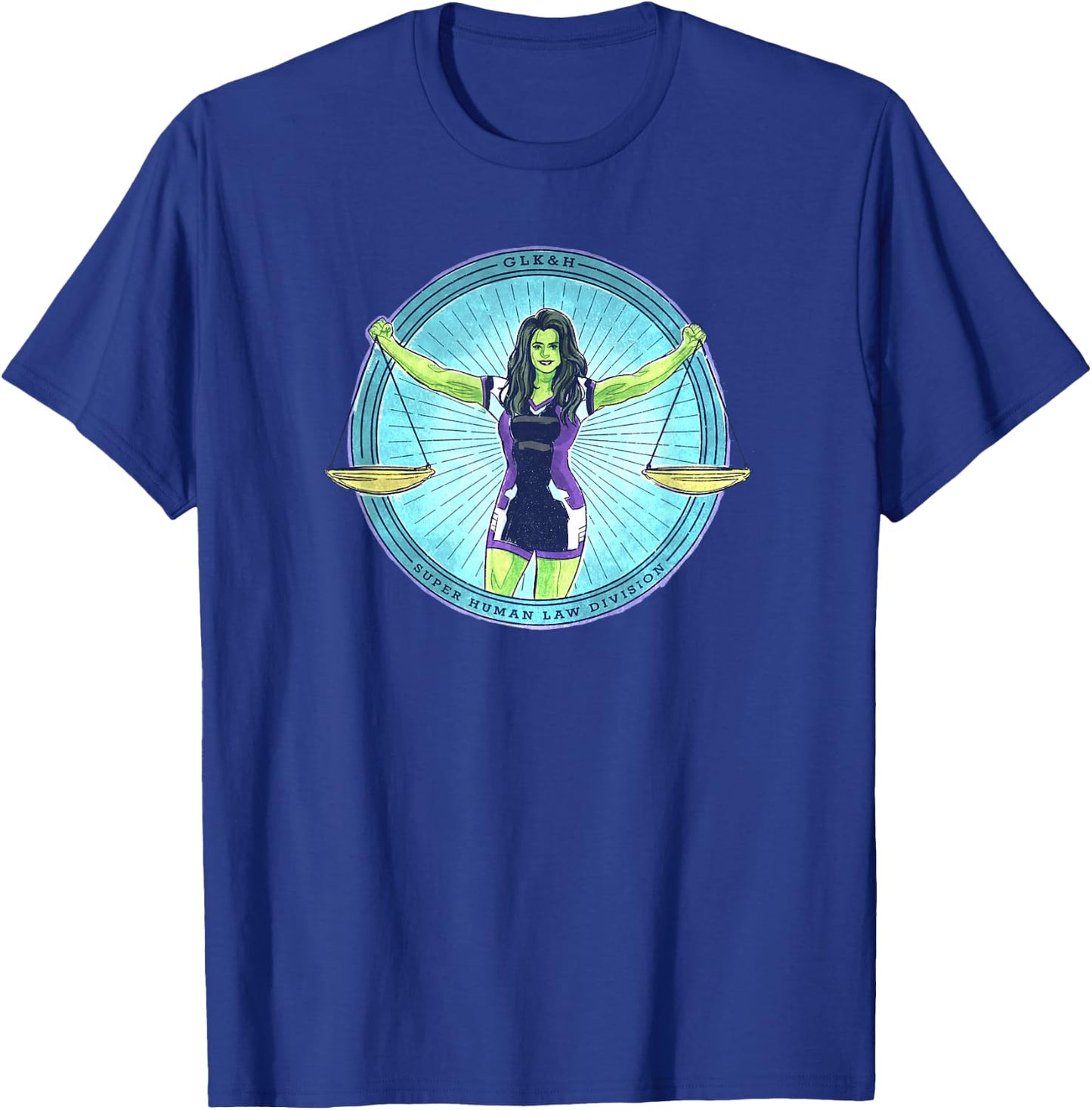 Marvel She-Hulk: Attorney At Law Jennifer Walters Scale T-Shirt - T-Shirt | Royal
