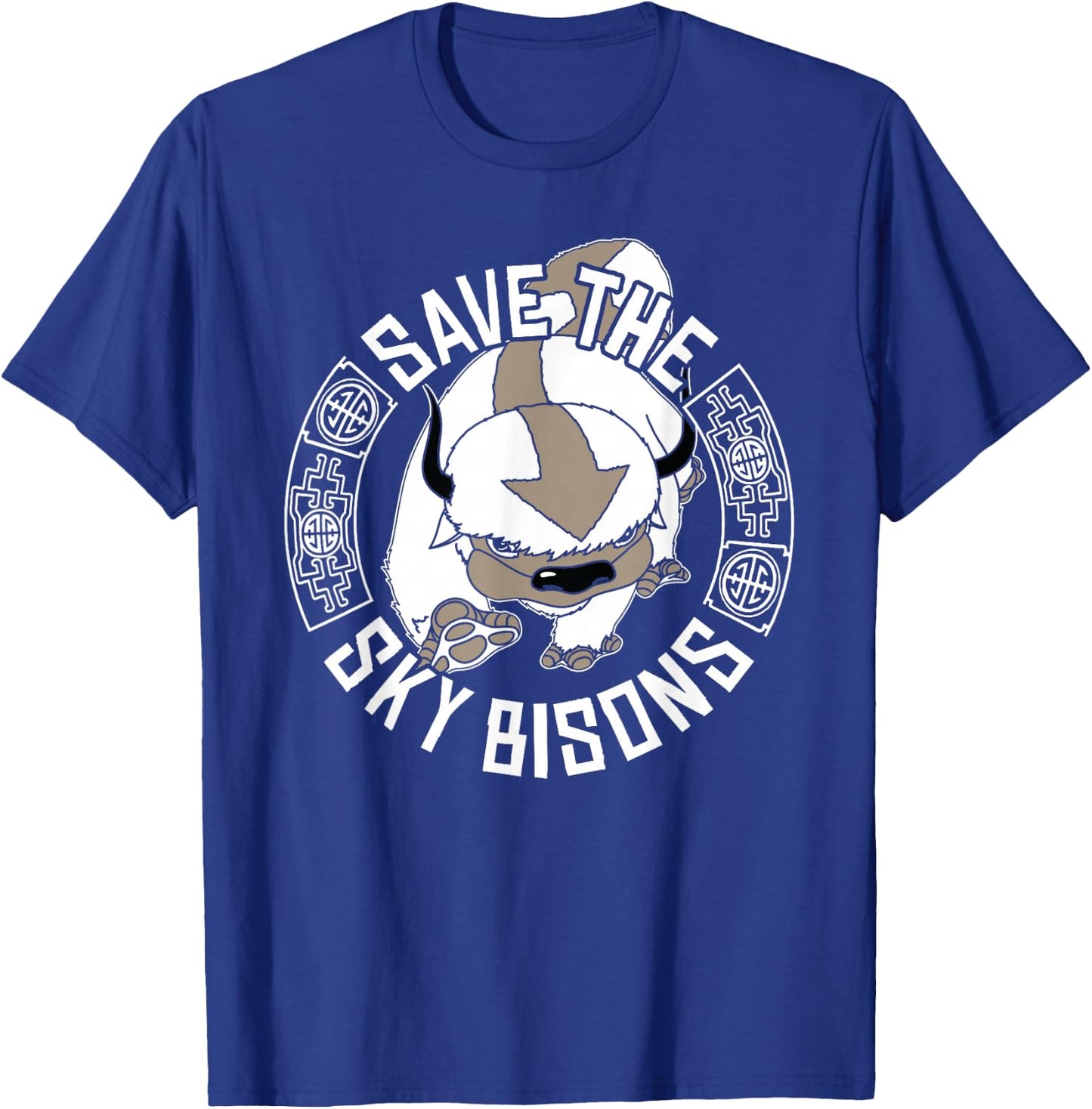 Save The Sky Bisons' Bison Center T-Shirt - T-Shirt | Royal