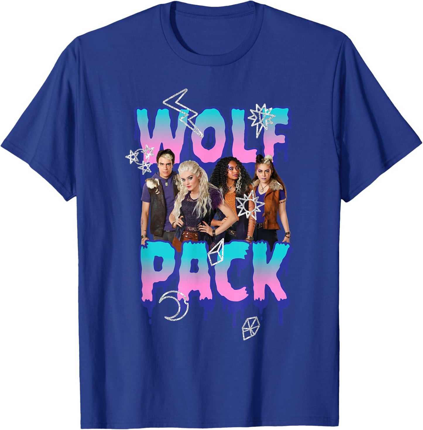 Disney Zombies Wolf Pack Group Poster T-Shirt - T-Shirt | Royal
