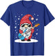 Christmas Bass Guitar Gnome Bass Player Music Lover Musician T-Shirt - T-Shirt | Royal