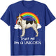 Rainbow Wire Fox Terrier Trust Me I'm A Unicorn Dog Women Kids T-Shirt - T-Shirt | Royal