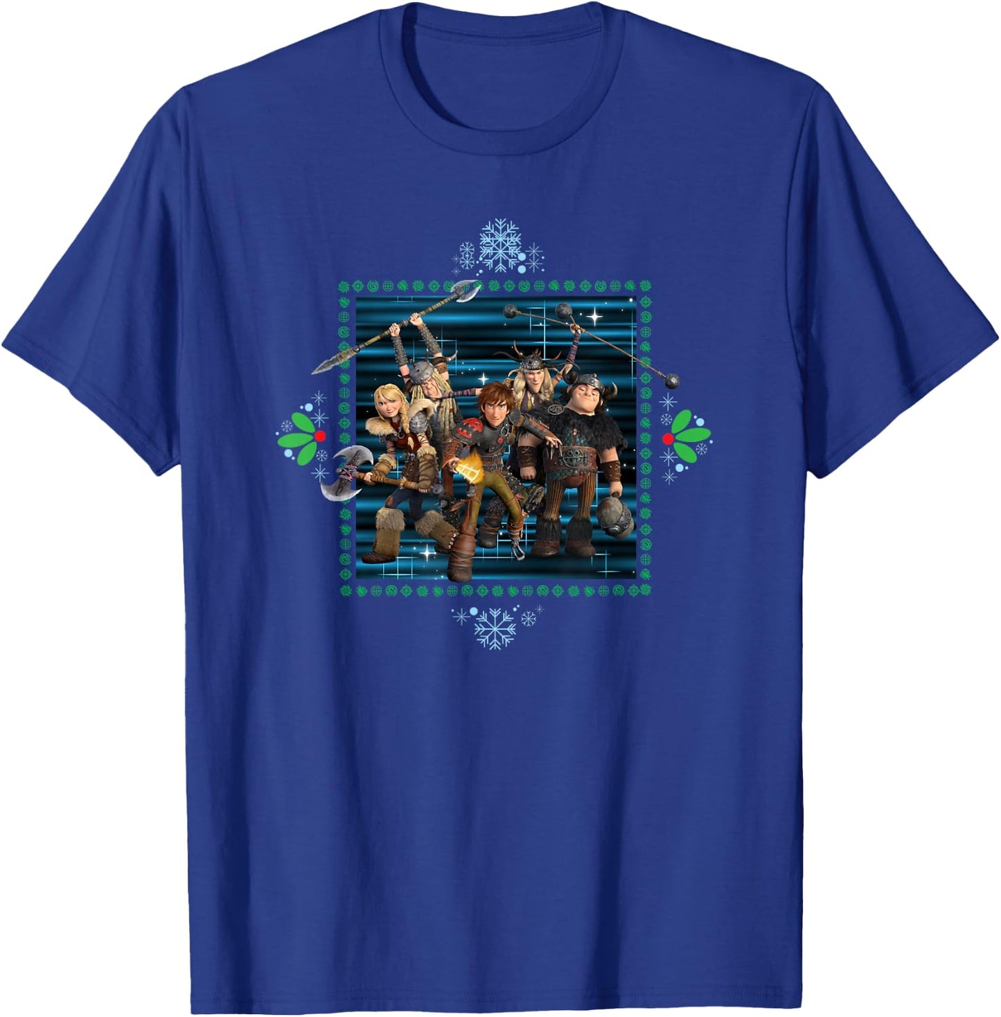 How to Train Your Dragon 3 Homecoming Logo T-Shirt - T-Shirt | Royal