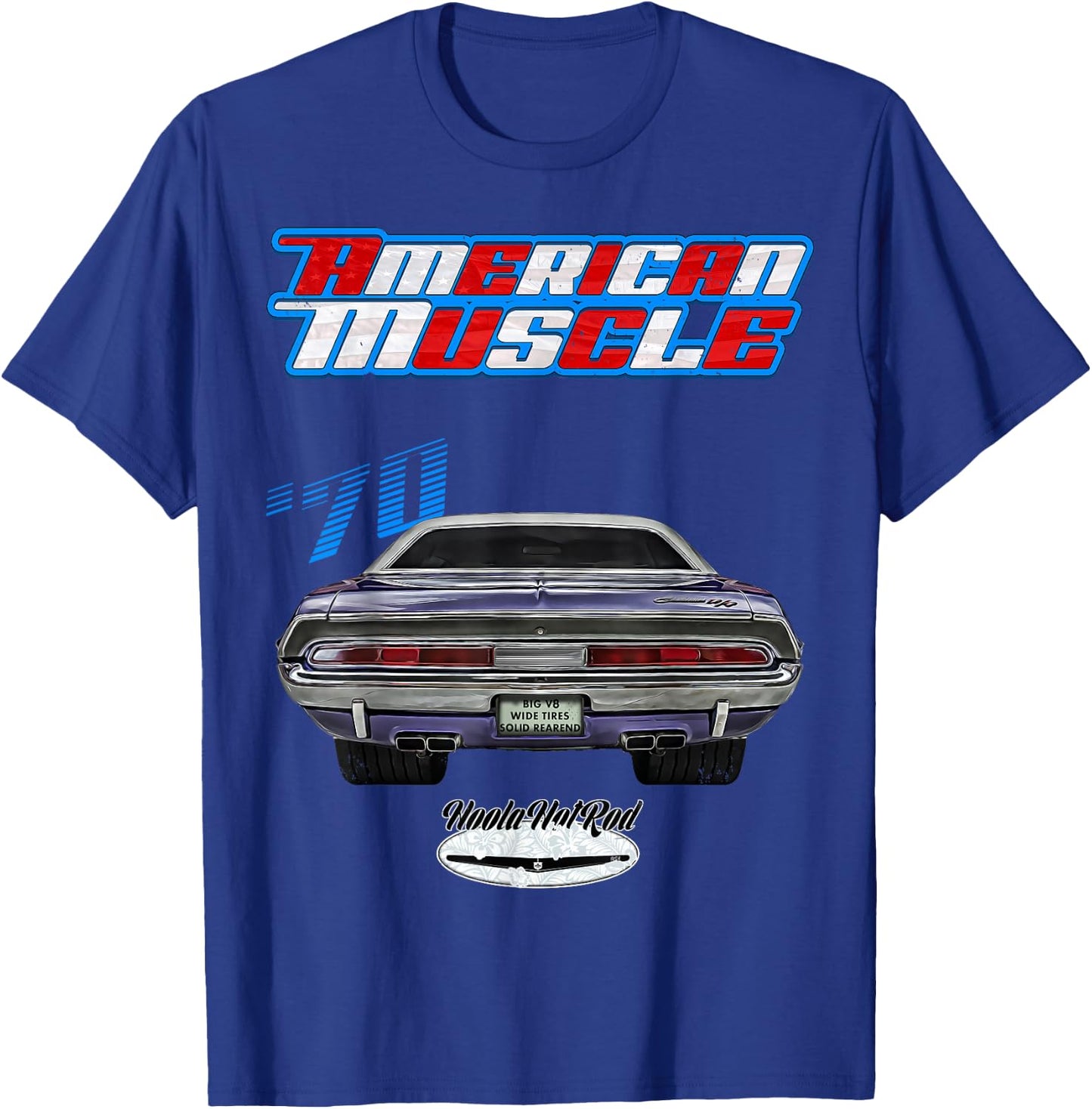1970 Challenger,Hot Rod,Muscle Car,Magnum,R/T SE,440,Rally T-Shirt - T-Shirt | Royal