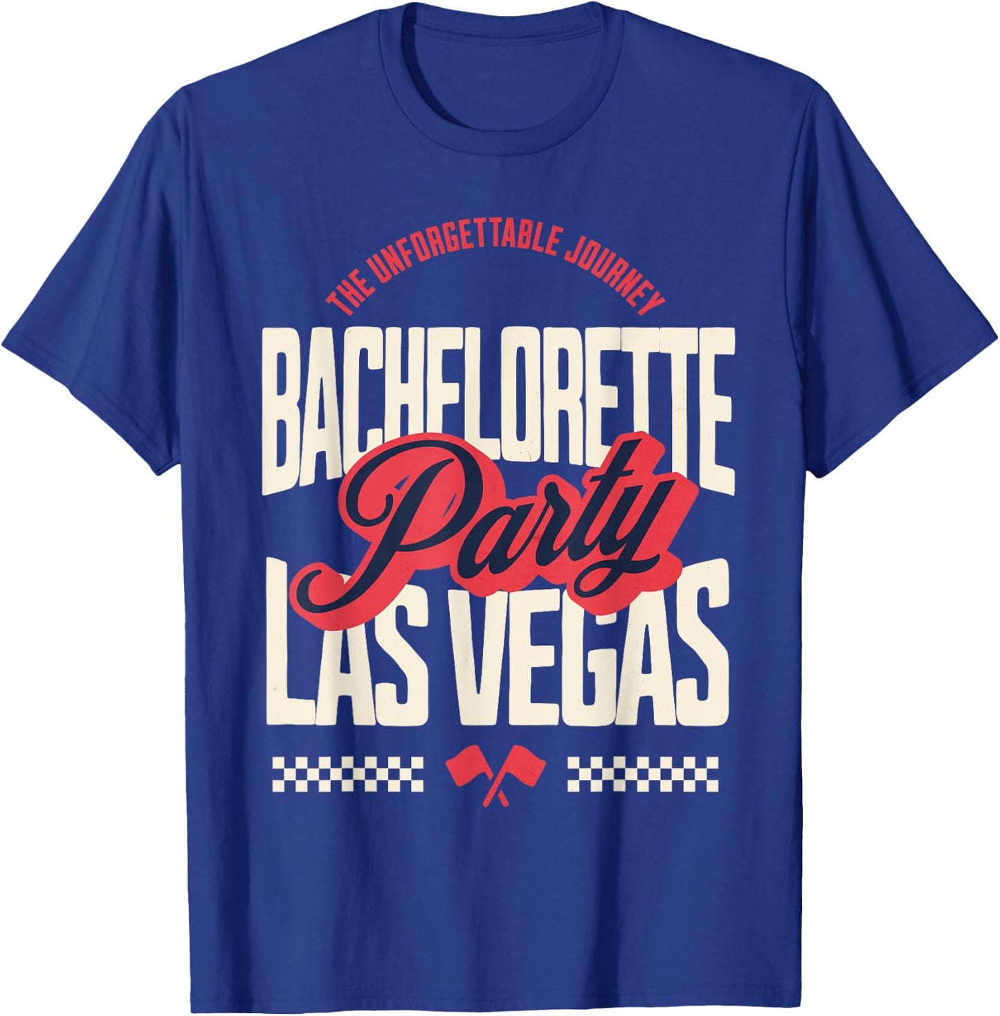 Bachelorette Party Las Vegas Matching Bride Favor Souvenir T-Shirt - T-Shirt | Royal