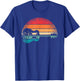 Retro Acoustic Guitar Lake Guitarist Music Rock Men Women T-Shirt - T-Shirt | Royal