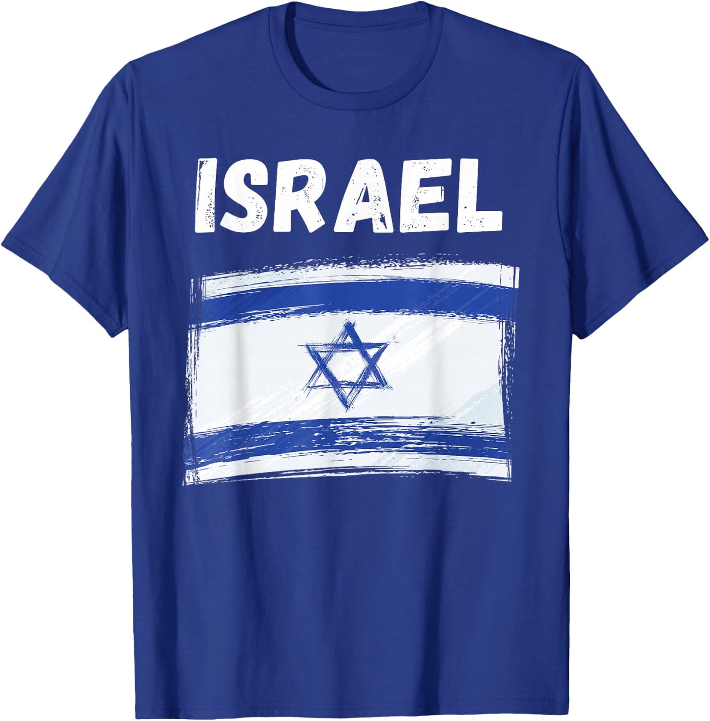Israel Flag Holiday Vintage Grunge Israeli Flag T-Shirt - T-Shirt | Royal