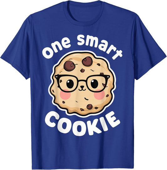 Cookie One Smart Cookie Cookies Chocolate Chips T-Shirt - T-Shirt | Royal