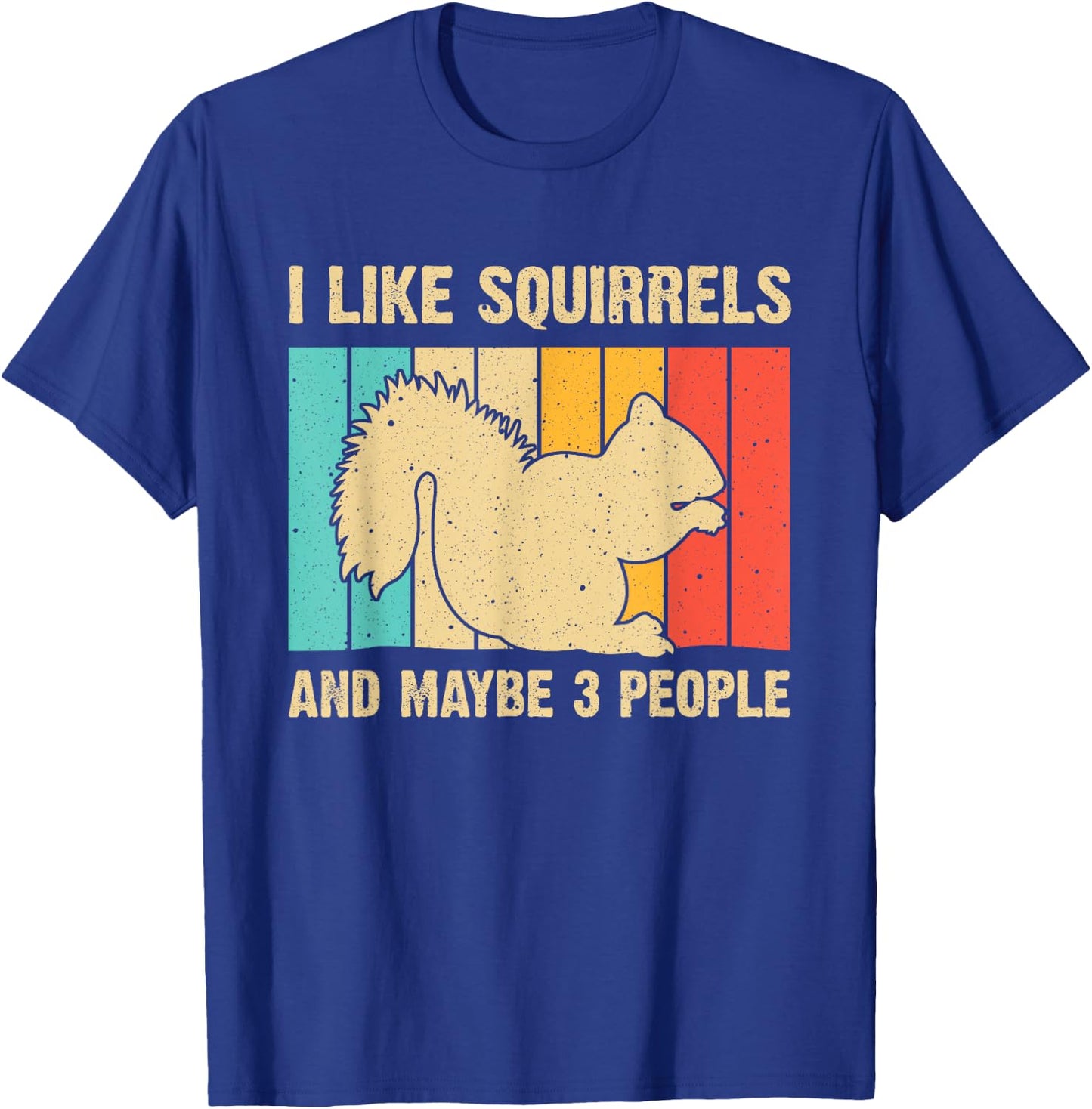 Funny Squirrel Design For Kids Men Women Pet Squirrel Lovers T-Shirt - T-Shirt | Royal