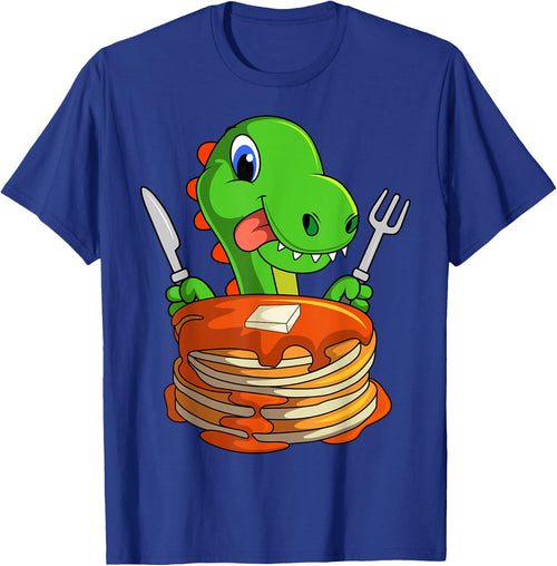 Pancakes Waffle Dinosaur Breakfast Flapjack Trex Food