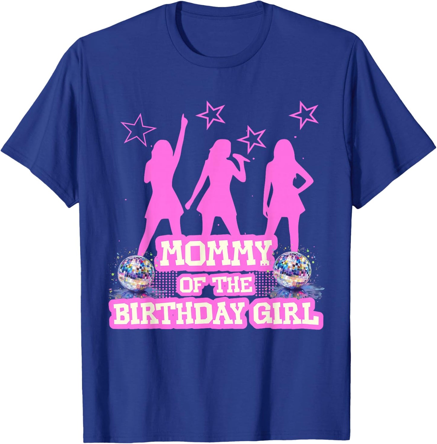 Mommy of The Kpop Girl Birthday Family Matching Party T-Shirt - T-Shirt | Royal