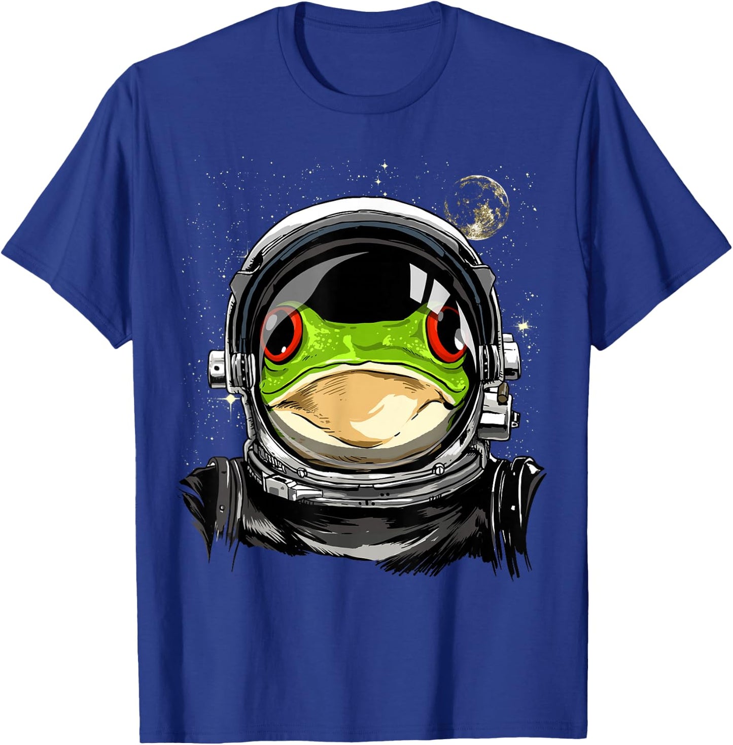 Astronaut Frog Shirt Spaceman Animal Galaxy Space Lover T-Shirt - T-Shirt | Royal