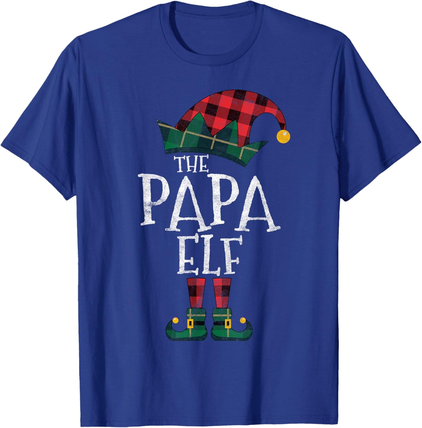 The Papa Elf Matching Family Group Gift Funny Christmas Xmas T-Shirt - T-Shirt | Royal