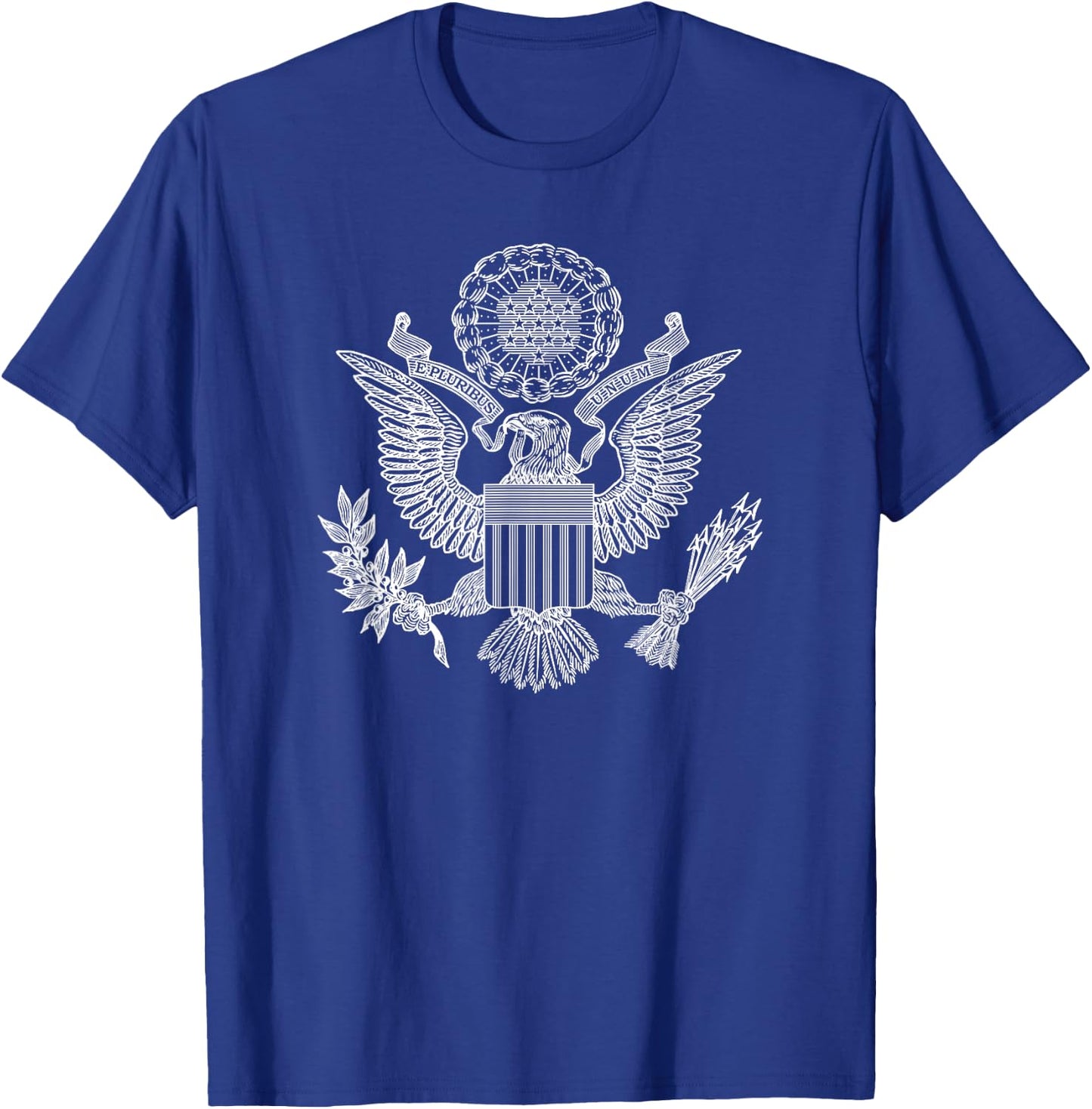 Usa United States Eagle Symbol American Arms Seal T-Shirt - T-Shirt | Royal