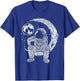 Outer Space Moon Landing Cosmonaut Gift Galaxy Astronaut T-Shirt - T-Shirt | Royal