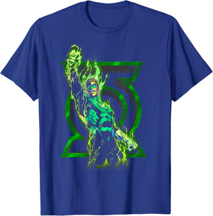 Green Lantern Fully Charged Lantern Small T-Shirt - T-Shirt | Royal