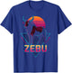 Zebu Retro T-Shirt - T-Shirt | Royal