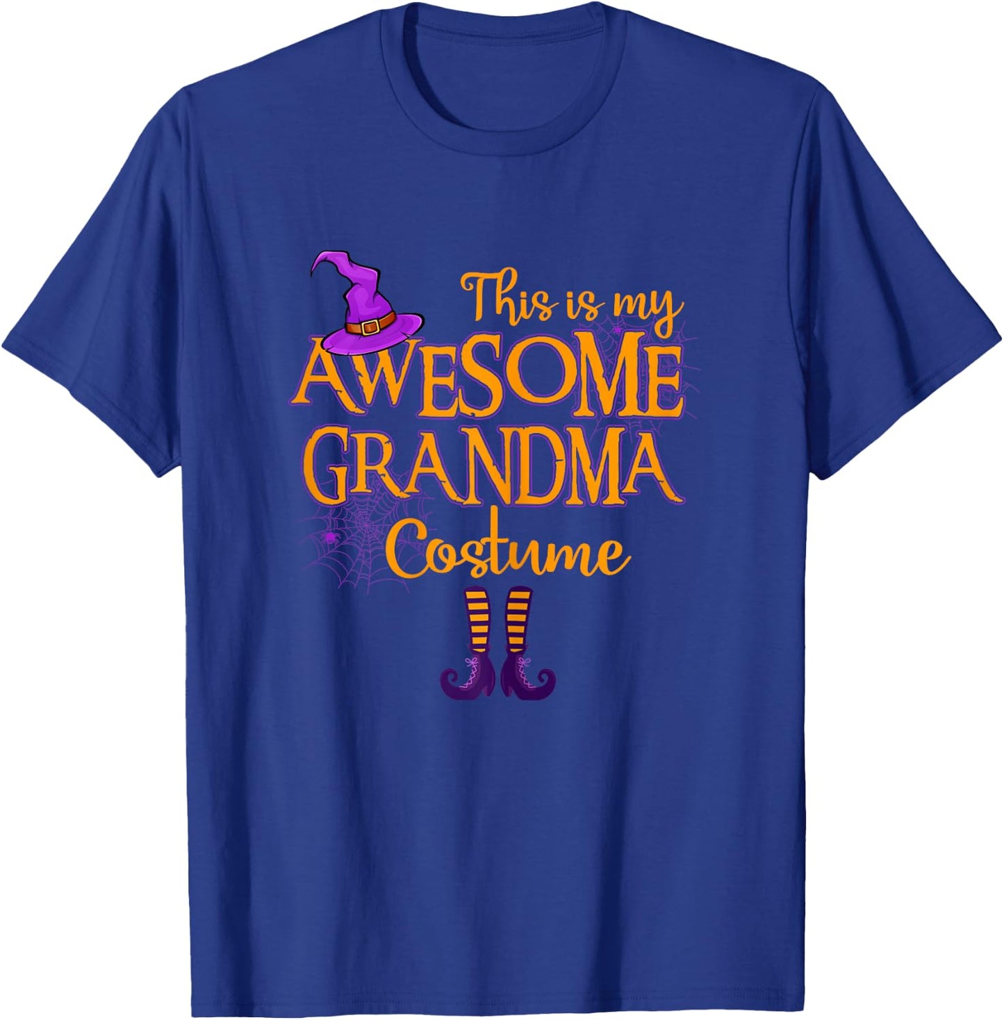Grandma Costume Gift - This is My Awesome Grandma Costume T-Shirt - T-Shirt | Royal