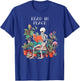 Funny Skeleton Read In Peace Books and Plants Lover Bookworm T-Shirt - T-Shirt | Royal