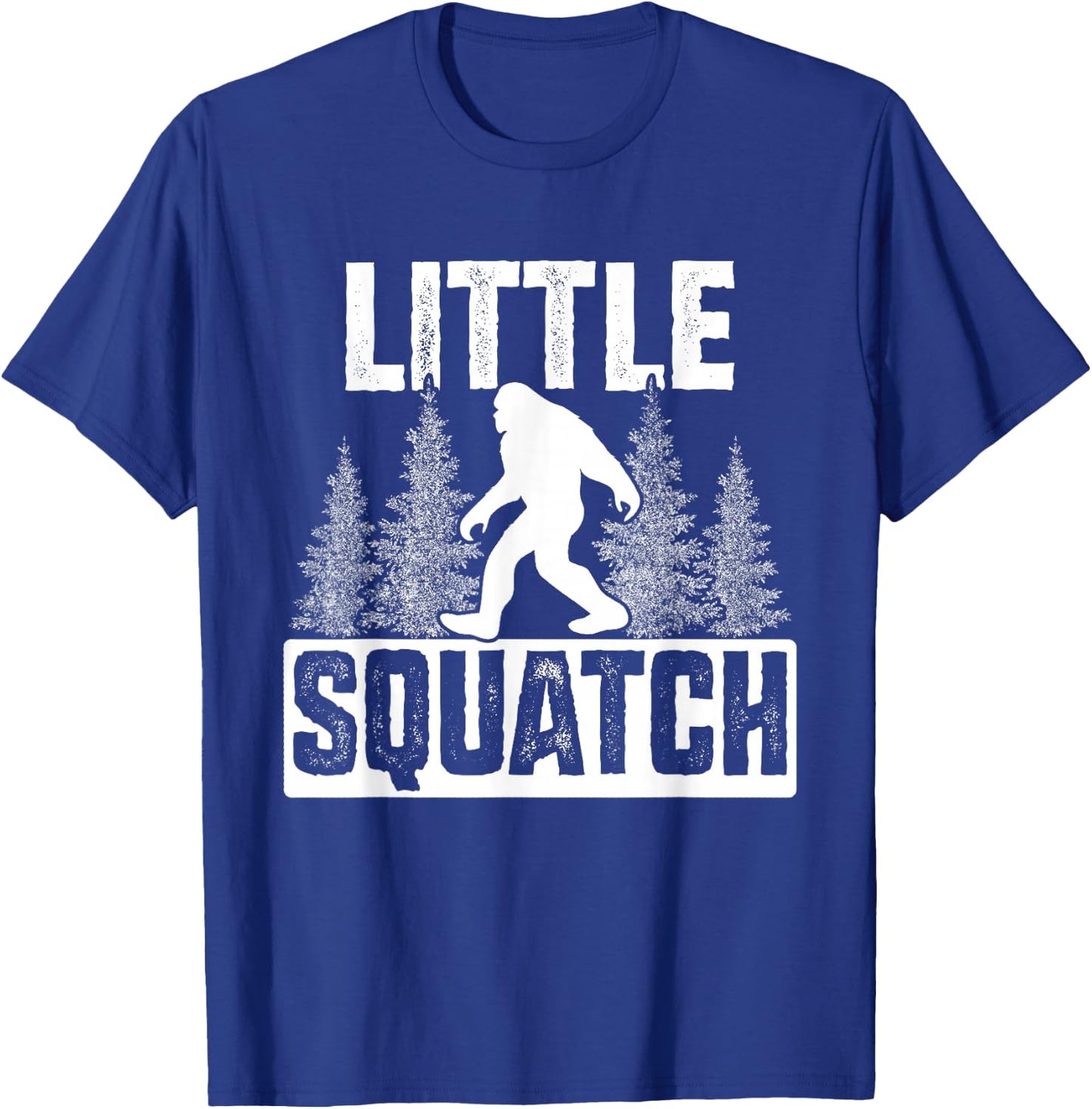 Squatchy Matching Family Bigfoot Shirts Little Squatch T-Shirt - T-Shirt | Royal