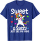 Sassy Like My Mimi Dabbing Unicorn Cute Grandma T-Shirt - T-Shirt | Royal