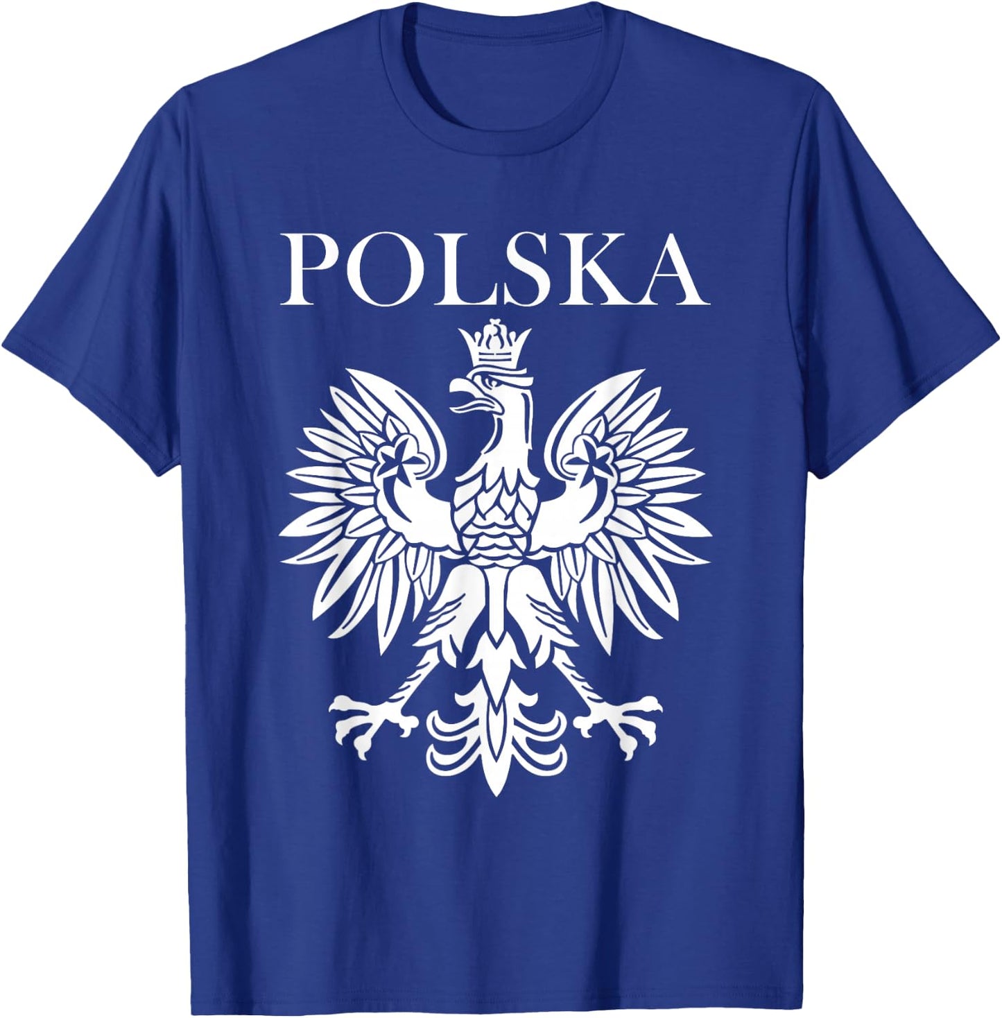 Polska Poland Polish Pride White Eagle Patriotic T-Shirt - T-Shirt | Royal