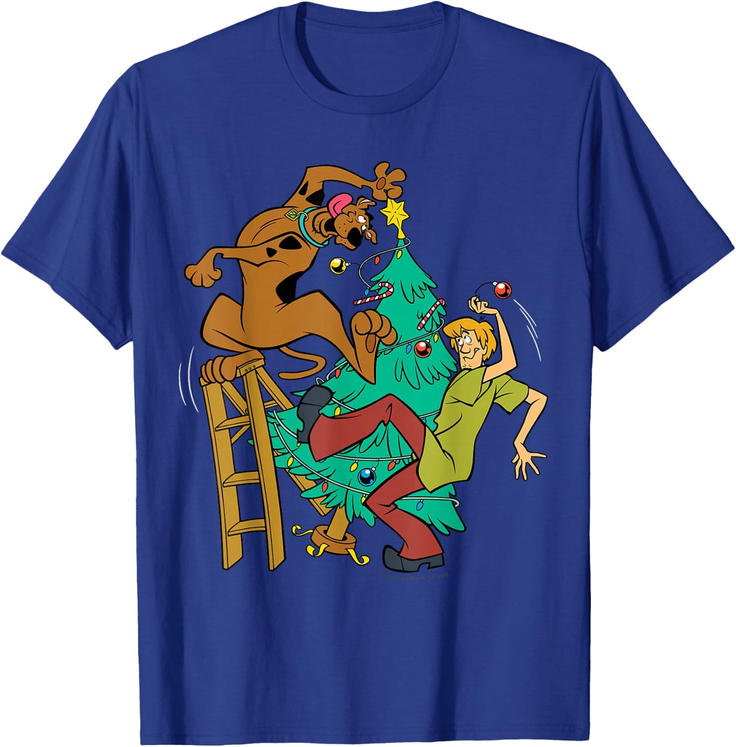 Scooby And Shaggy Christmas Dancing T-Shirt - T-Shirt | Royal