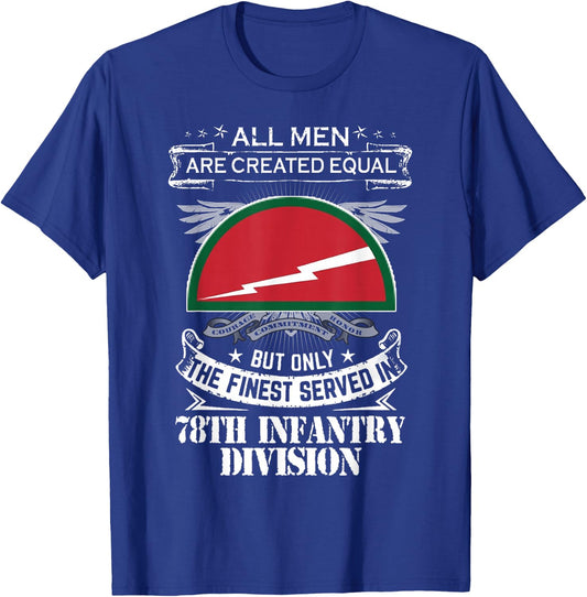 78th Infantry Division US Army T-Shirt - T-Shirt | Royal