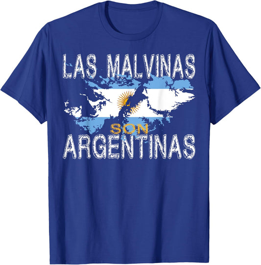Las Malvinas Son Argentinas for Argentinian Islas Malvinas T-Shirt - T-Shirt | Royal