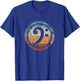 Vintage Bass Clef Gift Bass Guitar Player Bassist T-Shirt - T-Shirt | Royal