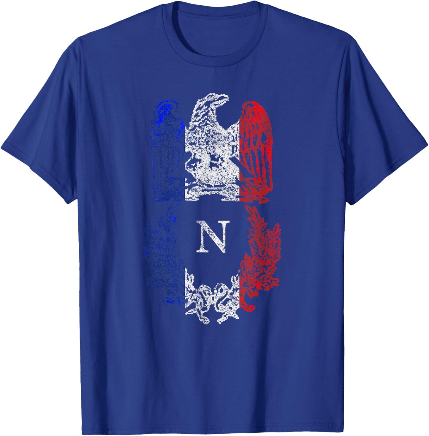 Napoleon Bonaparte Eagle French Flag Napoleonic War History T-Shirt - T-Shirt | Royal