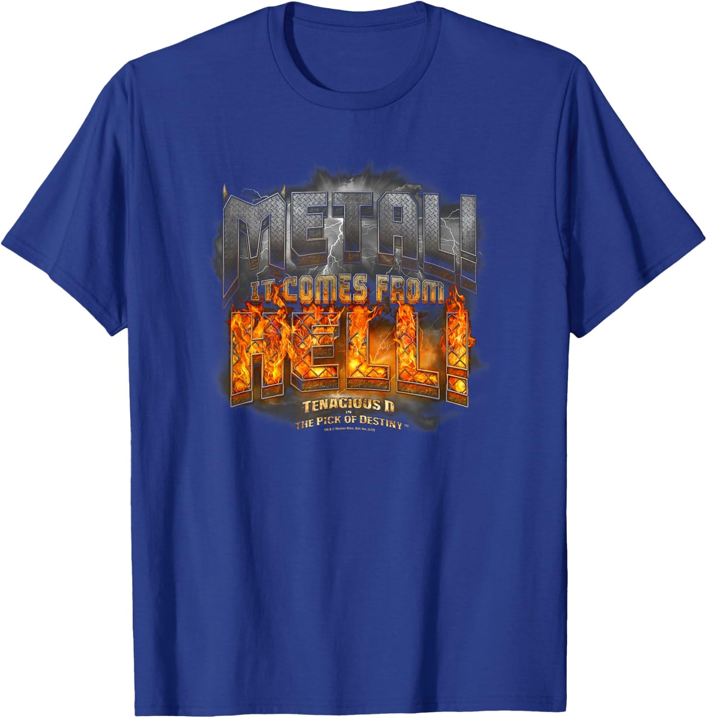 Tenacious D Metal T-Shirt - T-Shirt | Royal