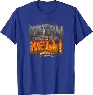 Tenacious D Metal T-Shirt - T-Shirt | Royal
