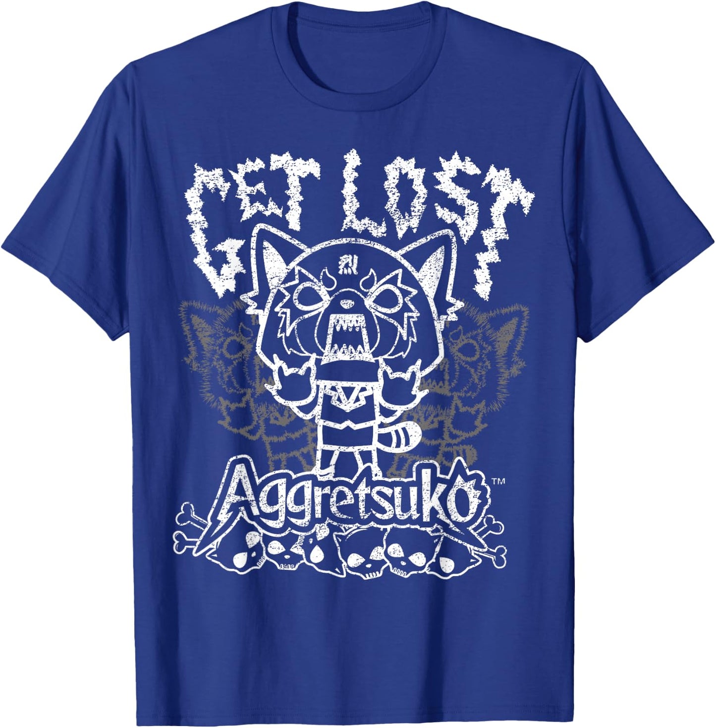 Aggretsuko "Get Lost" Rage Shirt T-Shirt - T-Shirt | Royal