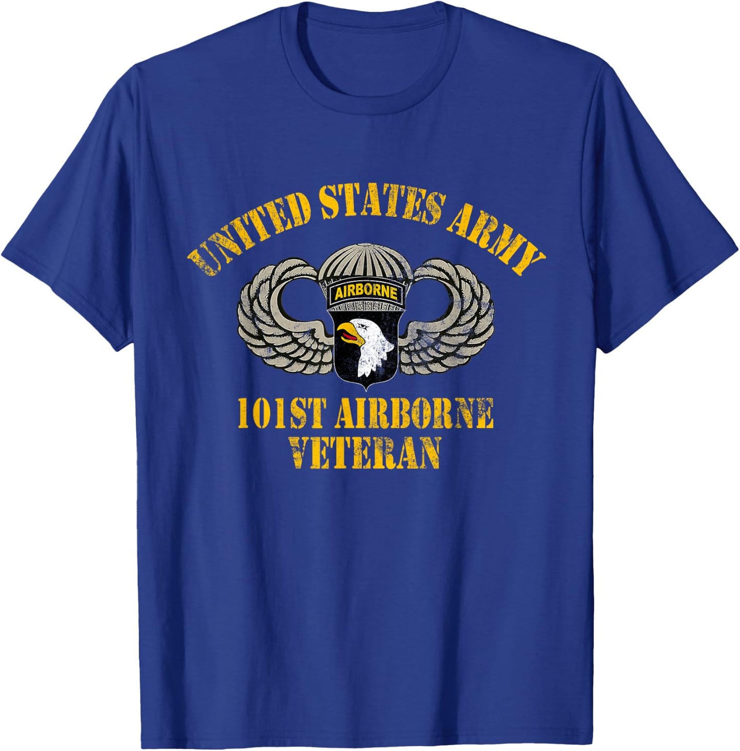 U.S Army 101st Airborne Division Veteran Gift Dad Grandpa T-Shirt - T-Shirt | Royal