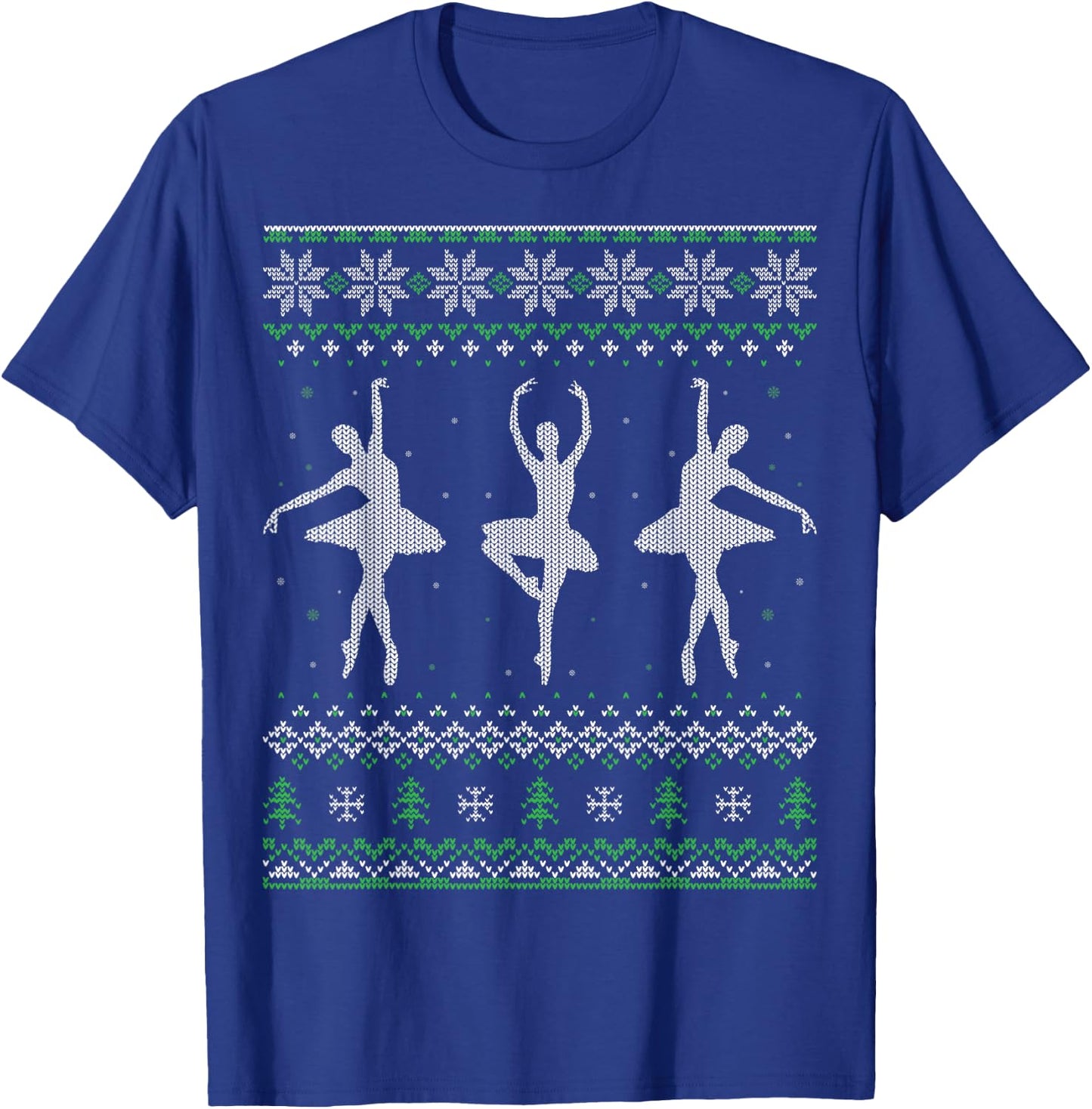 Ballerina Ballet Dancers Ballet Dancing Christmas T-Shirt - T-Shirt | Royal