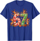 Christmas 67 Funny Xmas Six Seven Ugly Sweater 6-7 T-Shirt - T-Shirt | Royal