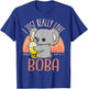 Kawaii Koala I Just Love Boba Bubble Tea T-Shirt - T-Shirt | Royal